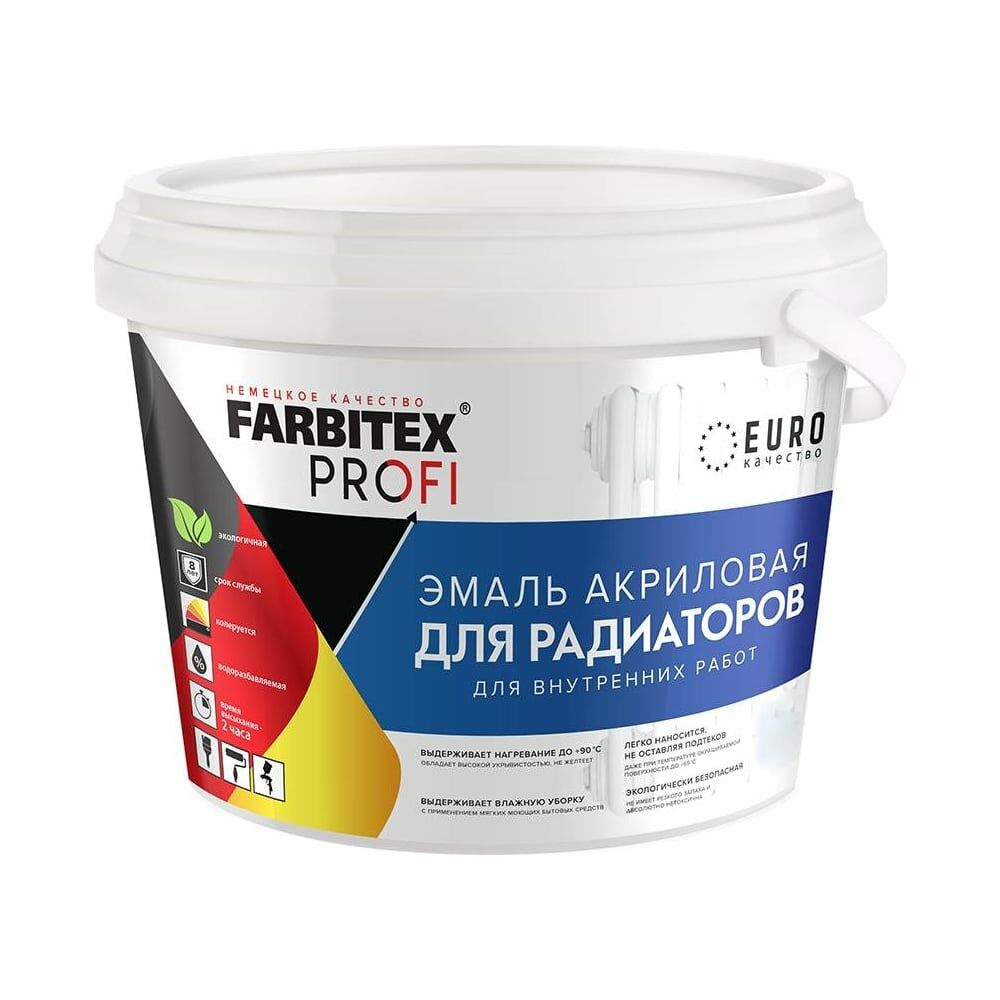 Акриловая эмаль для радиаторов Farbitex 4300009498