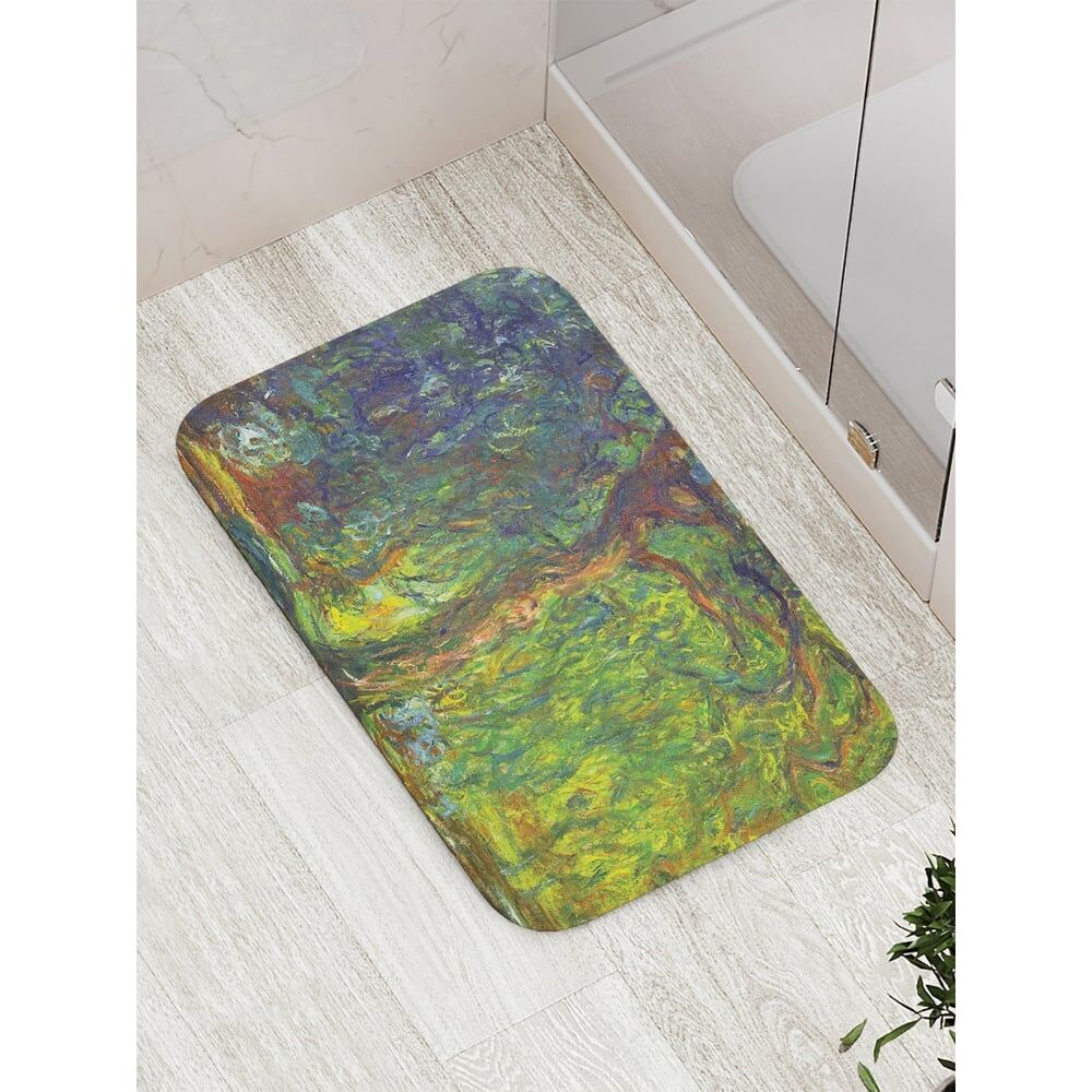 Противоскользящий коврик для ванной, сауны, бассейна JOYARTY Лес в красках