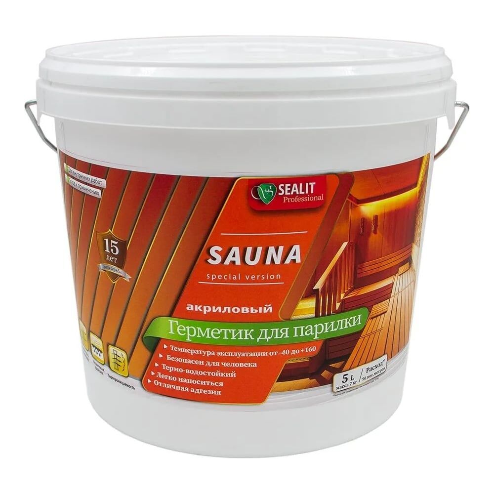 Герметик для бань и саун Sealit Sauna