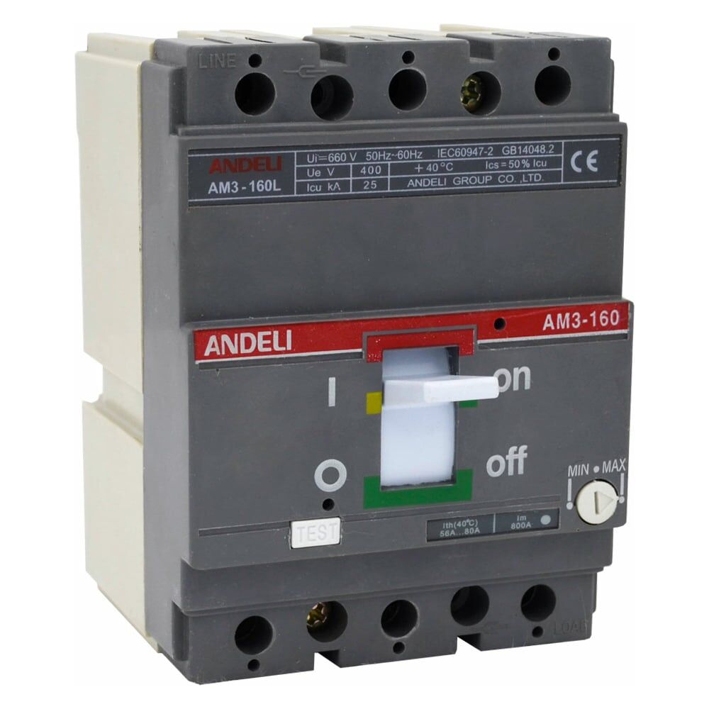 Автоматический выключатель ANDELI AM3-160S