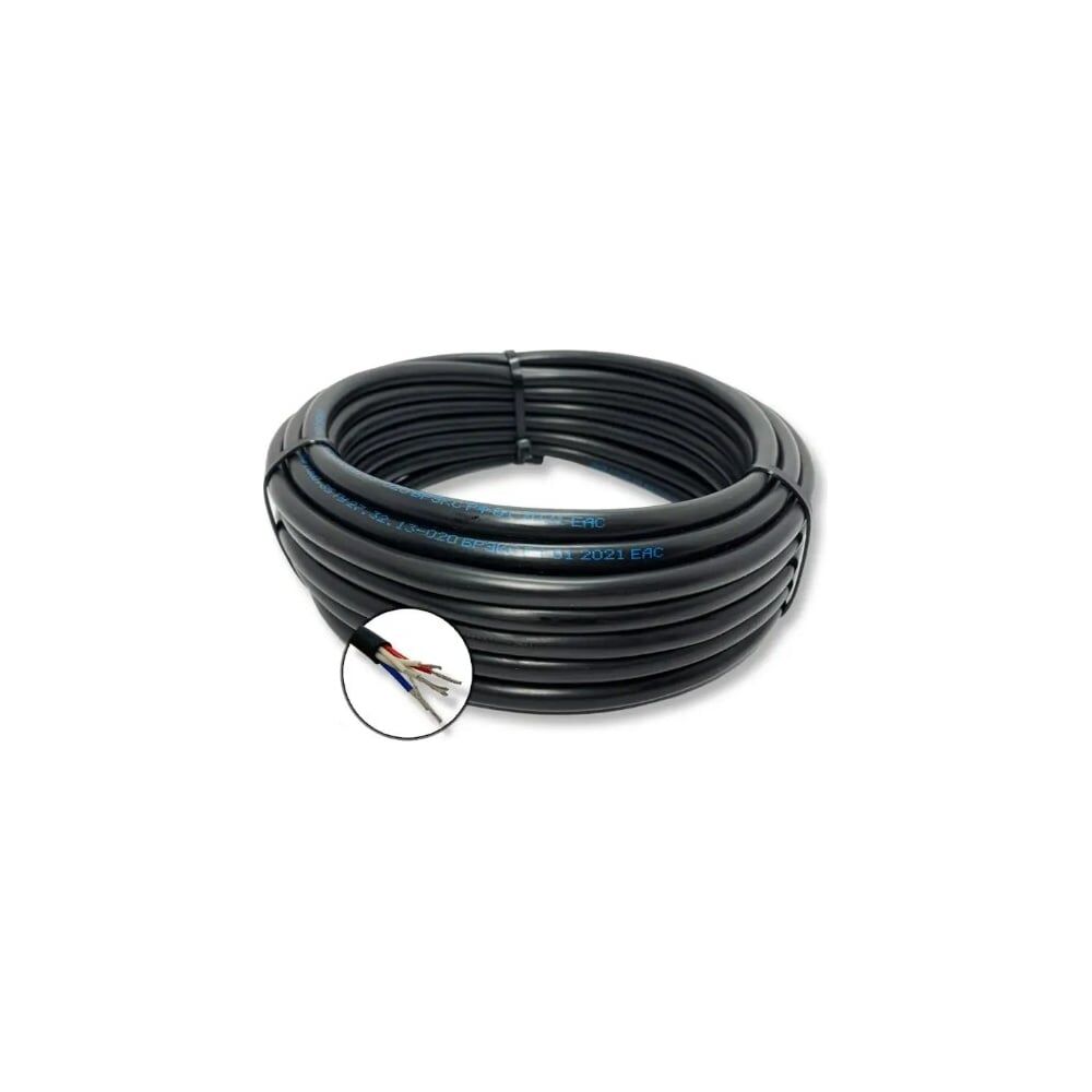 Монтажный кабель ПРОВОДНИК мкшнг(a)-ls 7x0.5 мм2, 15м