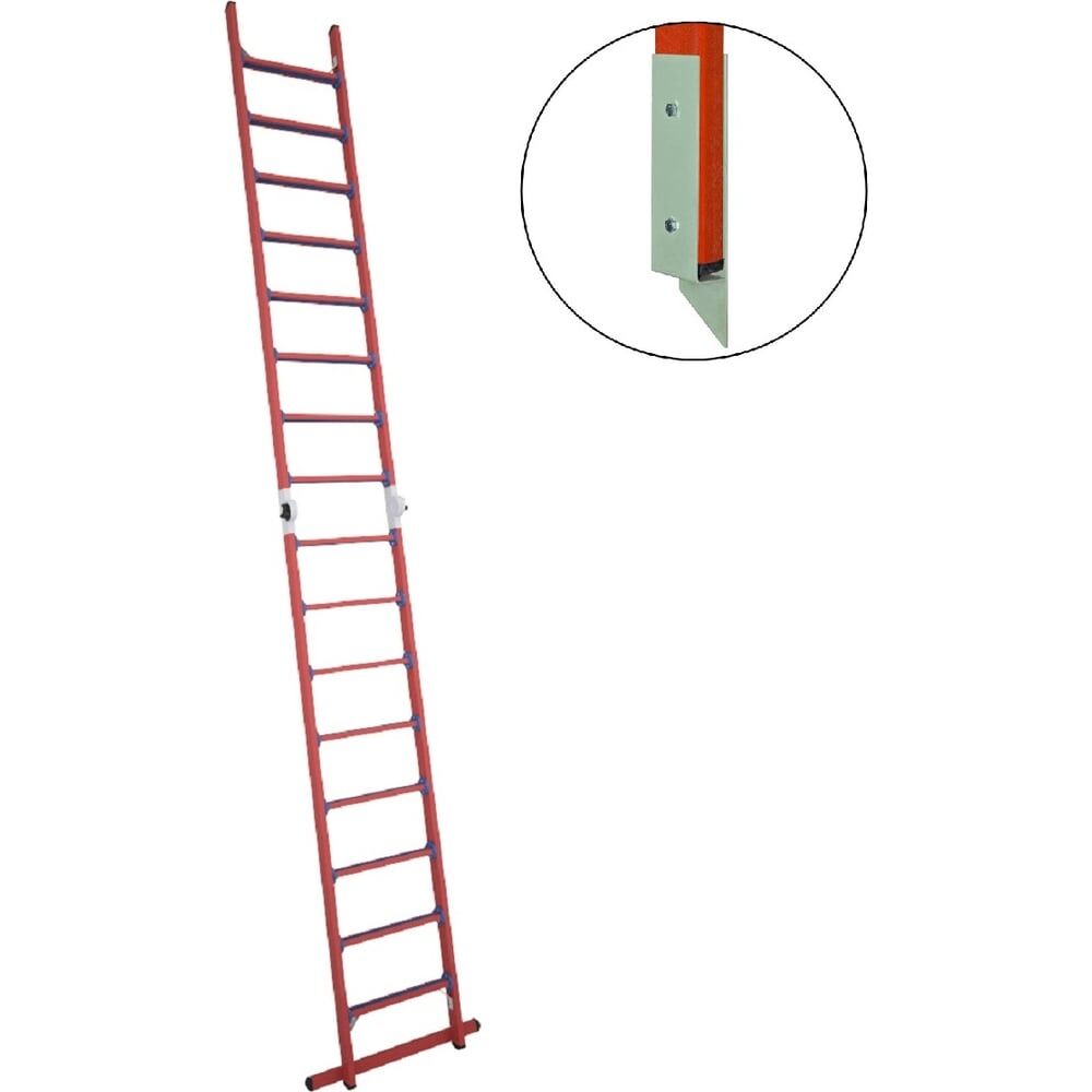 Стеклопластиковая лестница-трансформер Антиток ЛСПТД-2.5 МГ
