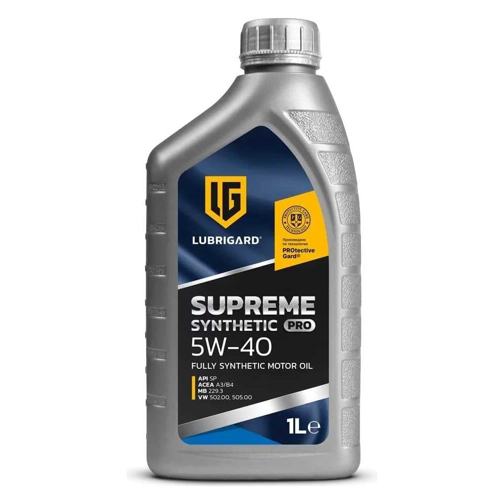 Моторное масло LUBRIGARD SUPREME SYNTHETIC PRO 5W-40