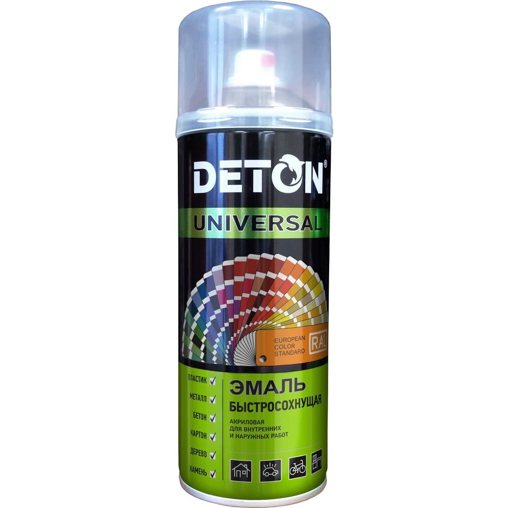 Акриловая флуоресцентная быстросохнущая эмаль Deton DTN-A07268