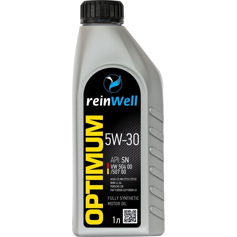 Моторное масло Reinwell 5W-30, API SN, VW 504.00/507.00
