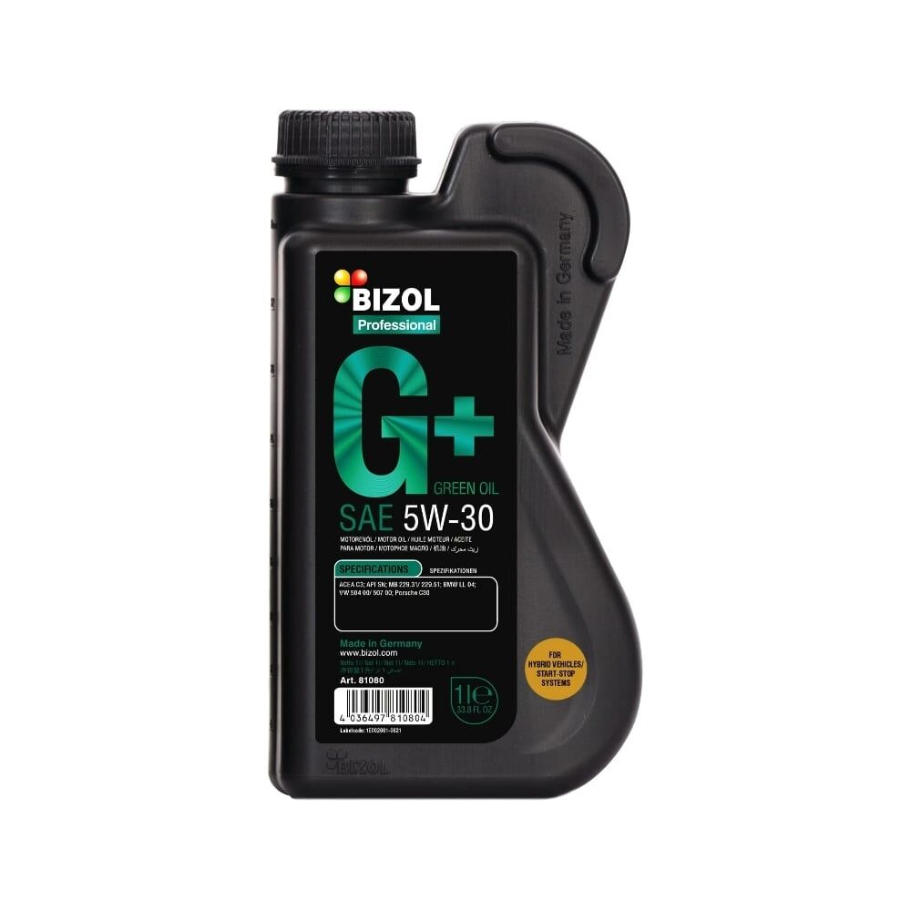 Синтетическое моторное масло Bizol Green Oil+ 5W-30