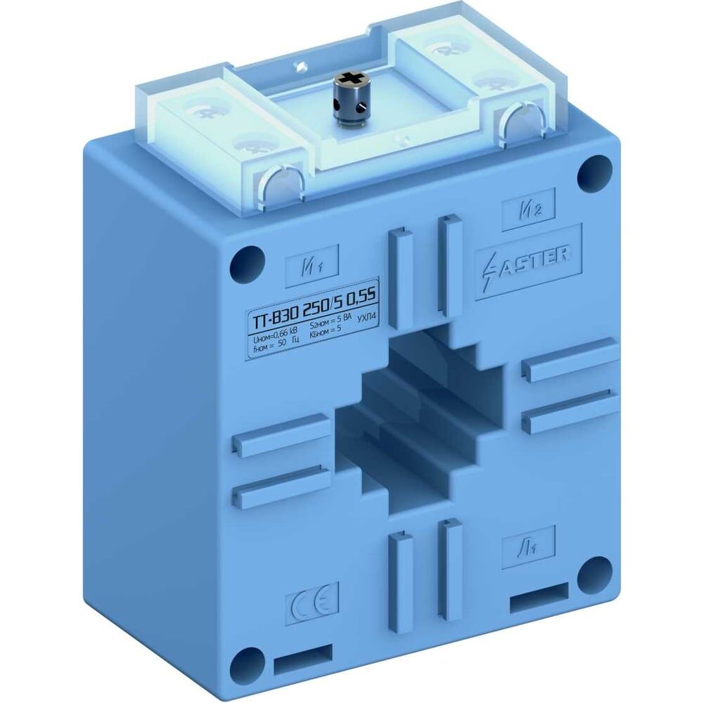 Шинный трансформатор тока ASTER ТТ-В30 250/5 0,5S