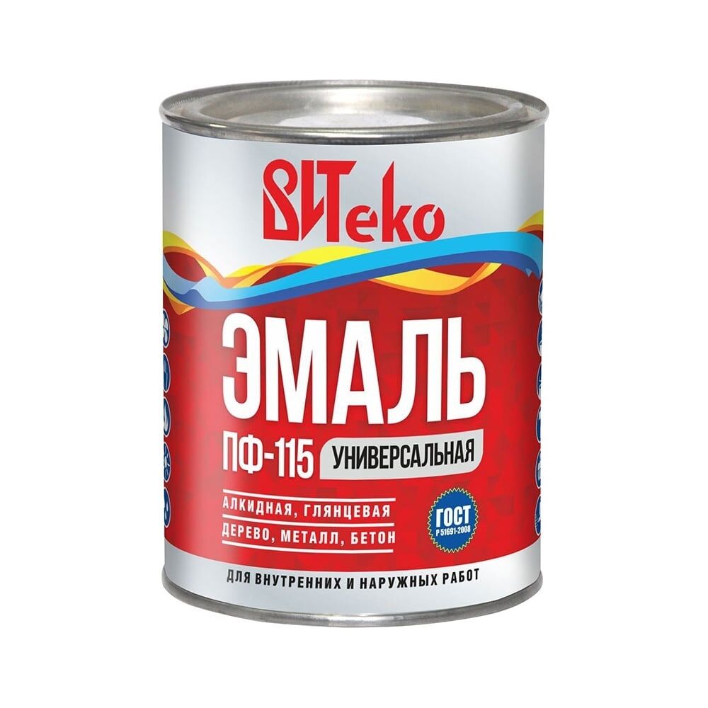 Эмаль Царицынские краски Витеко ПФ-115, шоколад, 0.8 кг