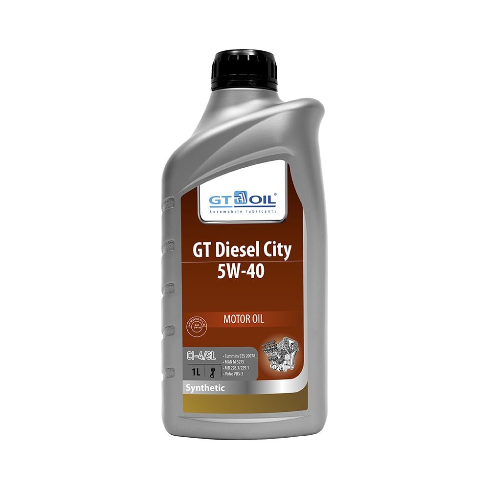Масло GT OIL Diesel City SAE 5W-40 API CI-4/SL