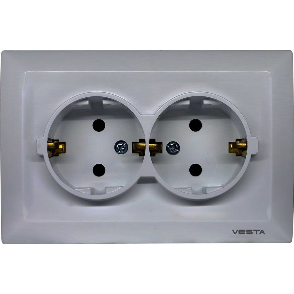 Розетка Vesta Electric Roma Silver