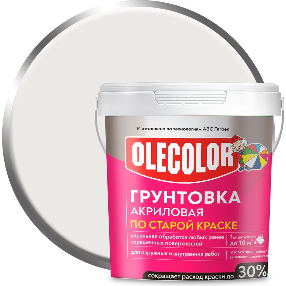 Акриловая грунтовка по старой краске Olecolor 4300004533