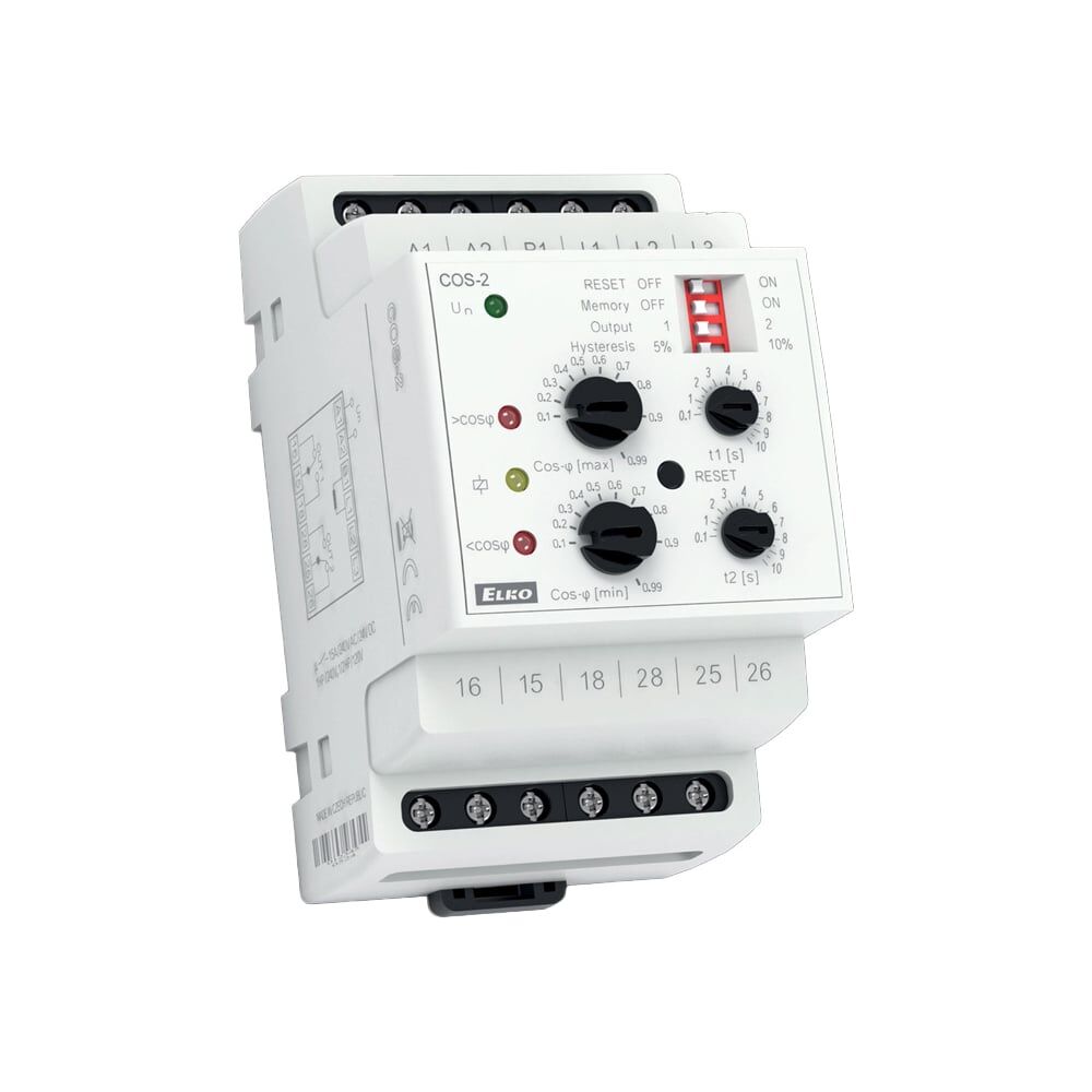 Реле контроля коэффициента мощности ELKO EP COS-2/400V