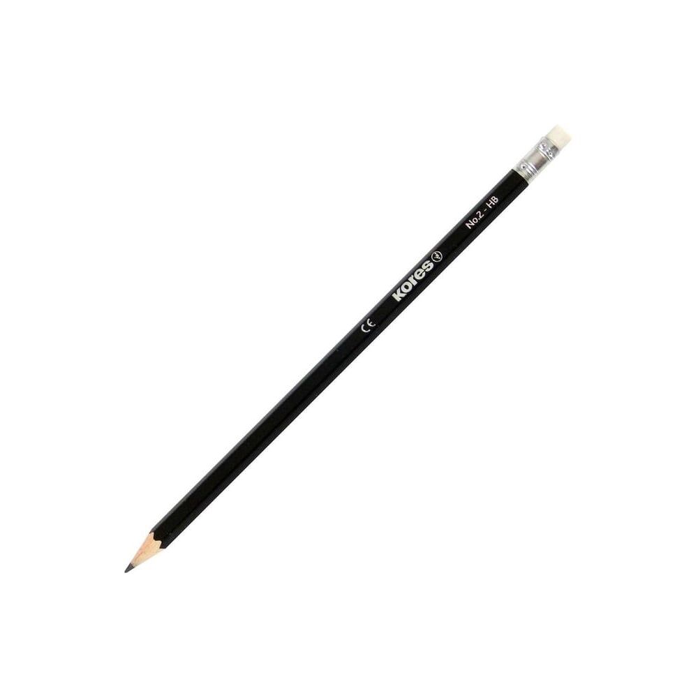 Шестигранный чернографитный карандаш Kores 128910