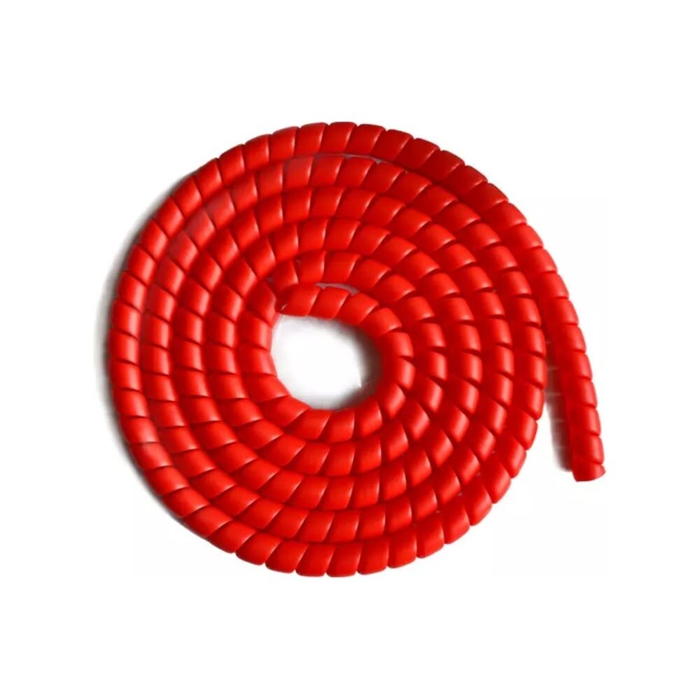 Спиральная пластиковая защита PARLMU SG-20-C13-k2, полипропилен, размер 20, выпуклая поверхность, цвет красный, длина 2