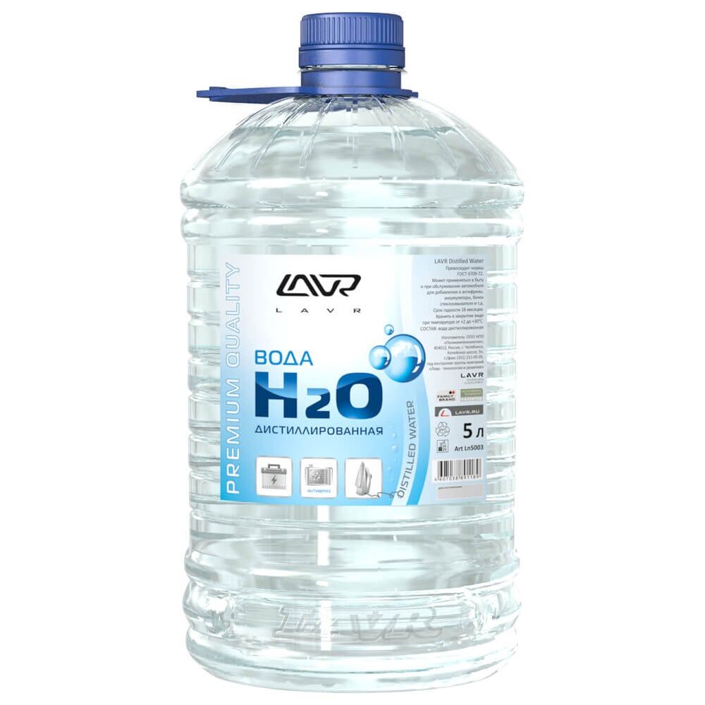 Вода дистиллированная LAVR Ln5003