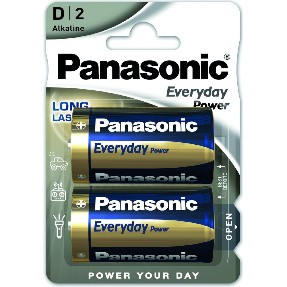 Элементы питания Panasonic LR20 Everyday Power