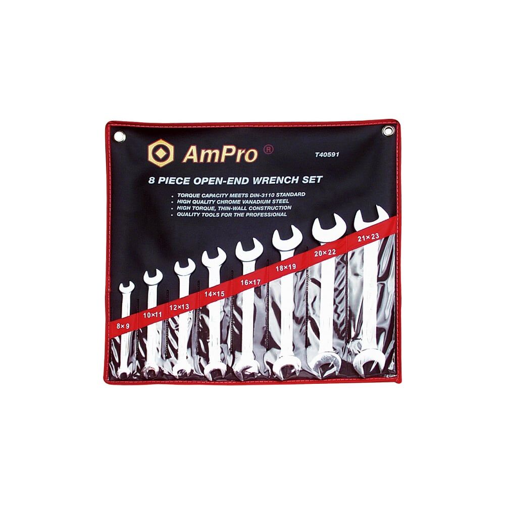 Набор рожковых ключей AmPro T40592