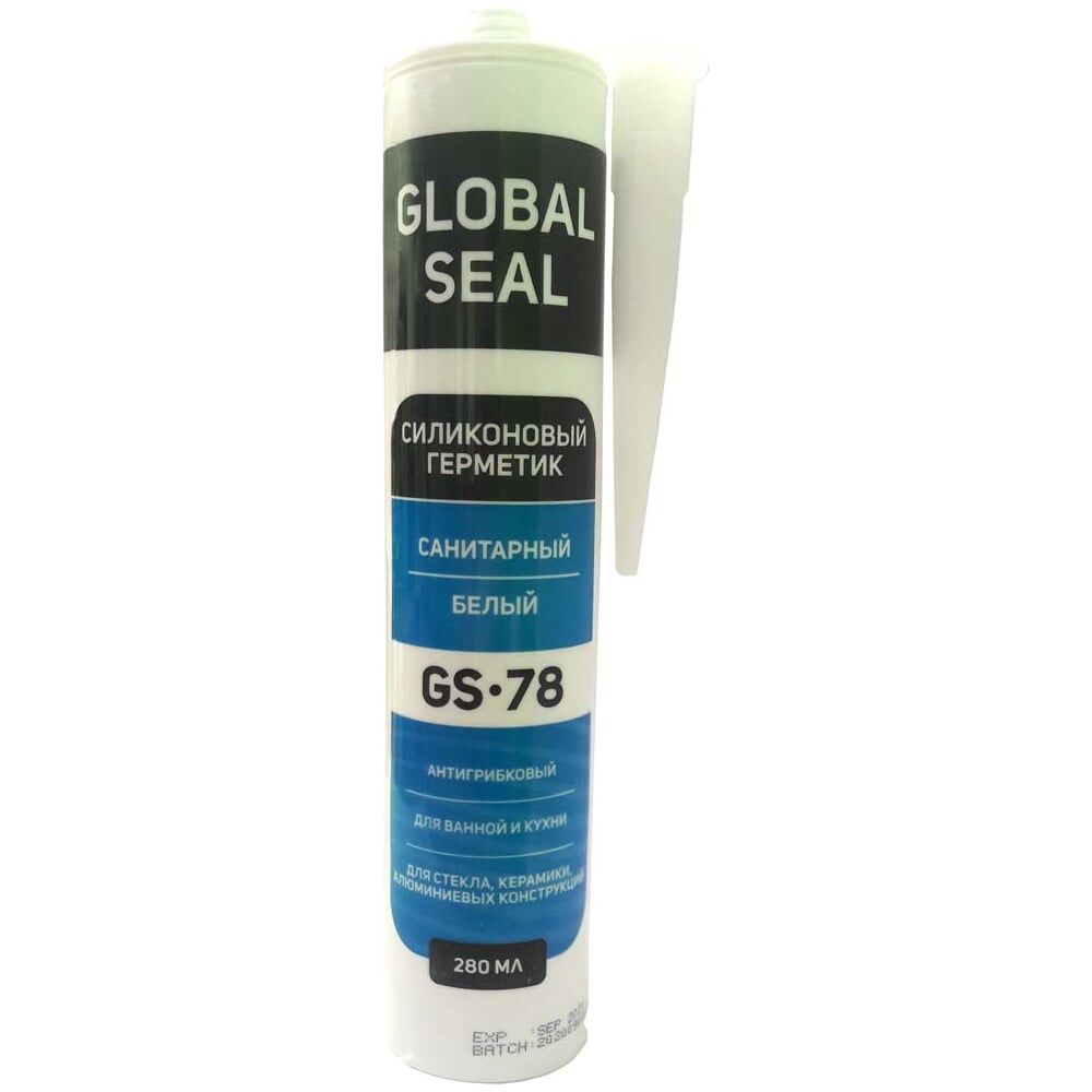 Санитарный силиконовый герметик GlobalSeal GS-78