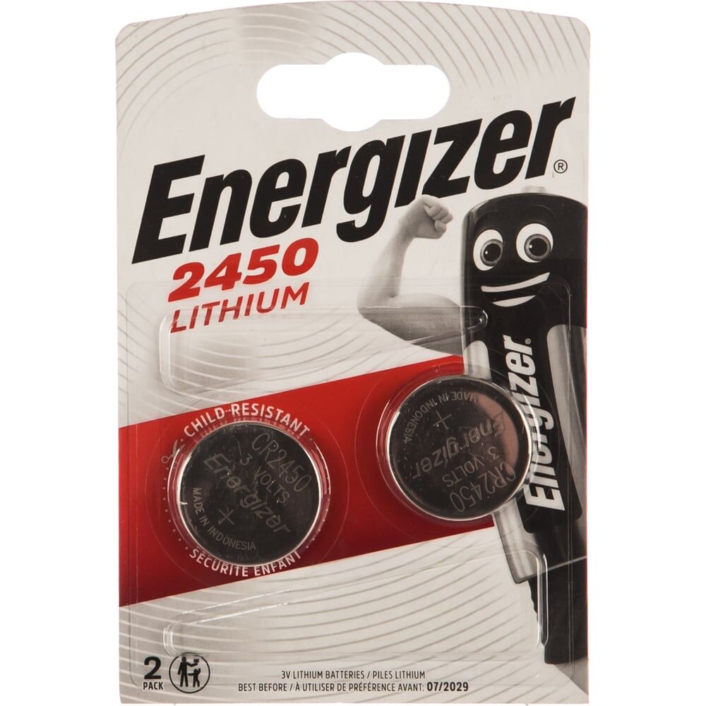 Батарейки Energizer Lithium CR2450
