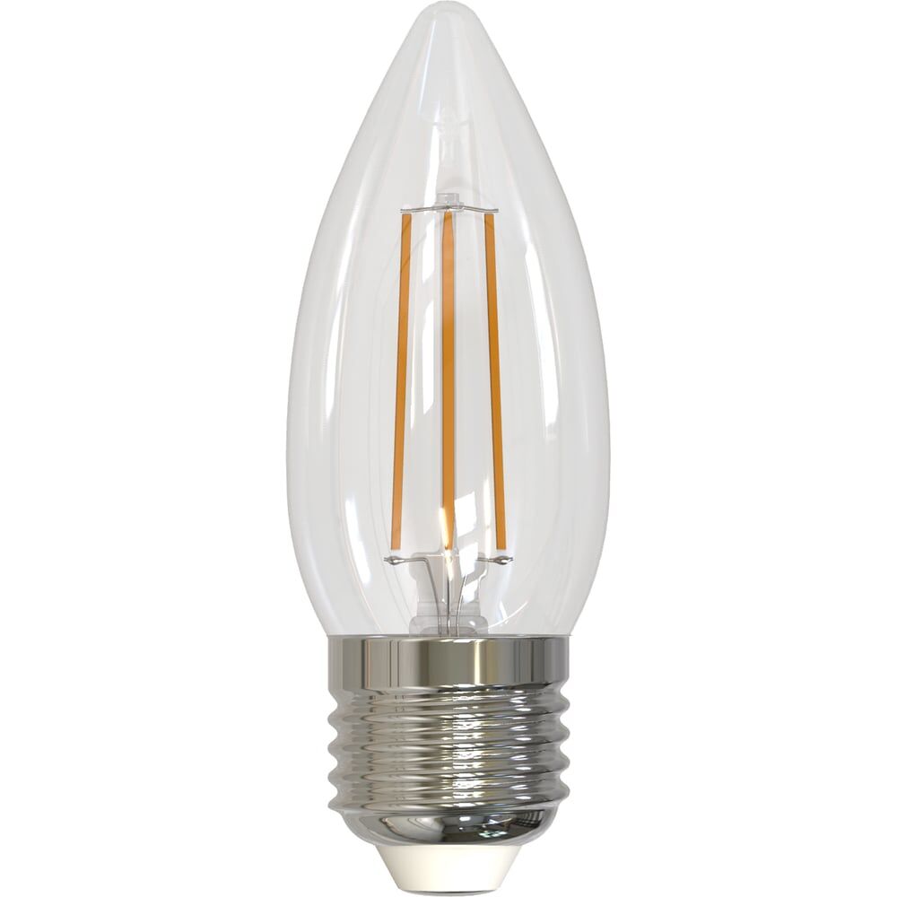 Диммируемая светодиодная лампа Uniel Air LED-C35-9W/4000K/E27/CL/DIM GLA01TR