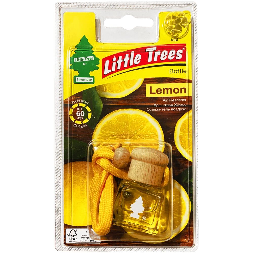 Подвесной ароматизатор Car-Freshner LITTLE TREES Bottle Свежесть лимона