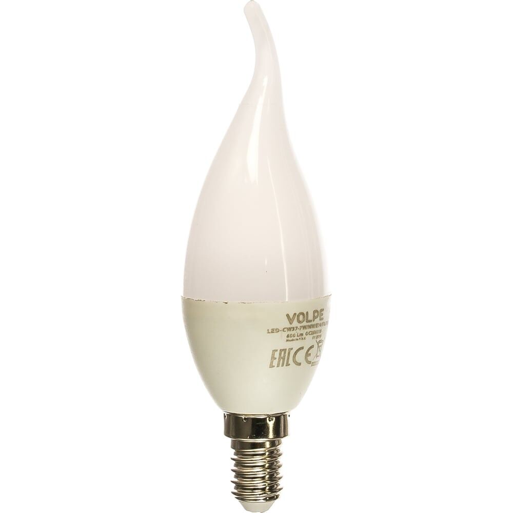 Светодиодная лампа Volpe LED-CW37-7W/NW/E14/FR/NR