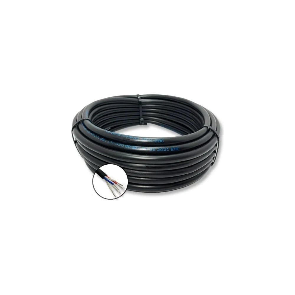Монтажный кабель ПРОВОДНИК мкшнг(a)-ls 5x0.5 мм2, 100м