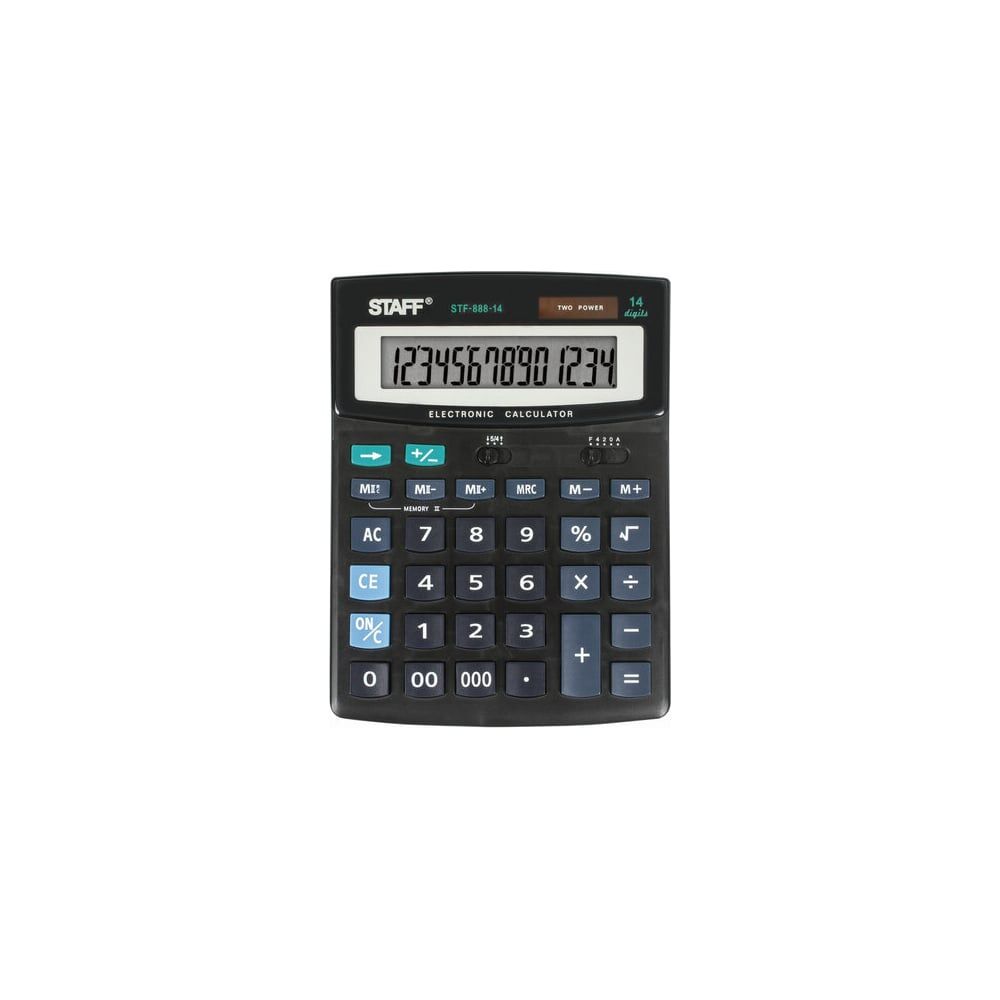 Настольный калькулятор Staff STF-888-14