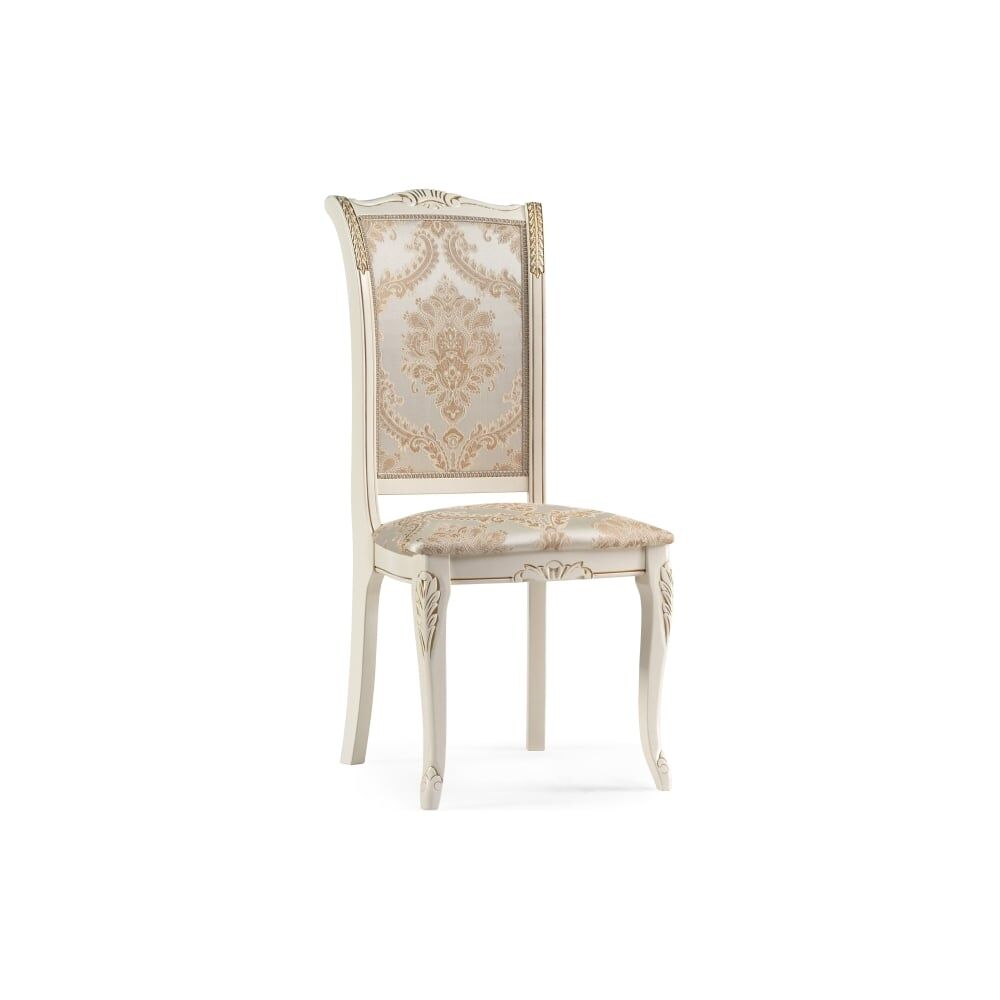 Деревянный стул Woodville Керия слоновая кость / ткань С65