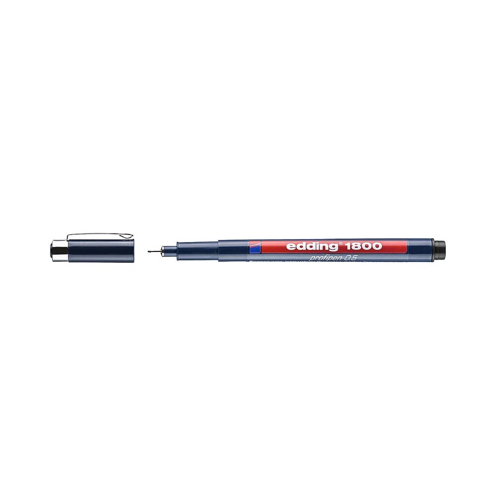 Капиллярная ручка-фломастер для черчения EDDING E-1800-0.5#1
