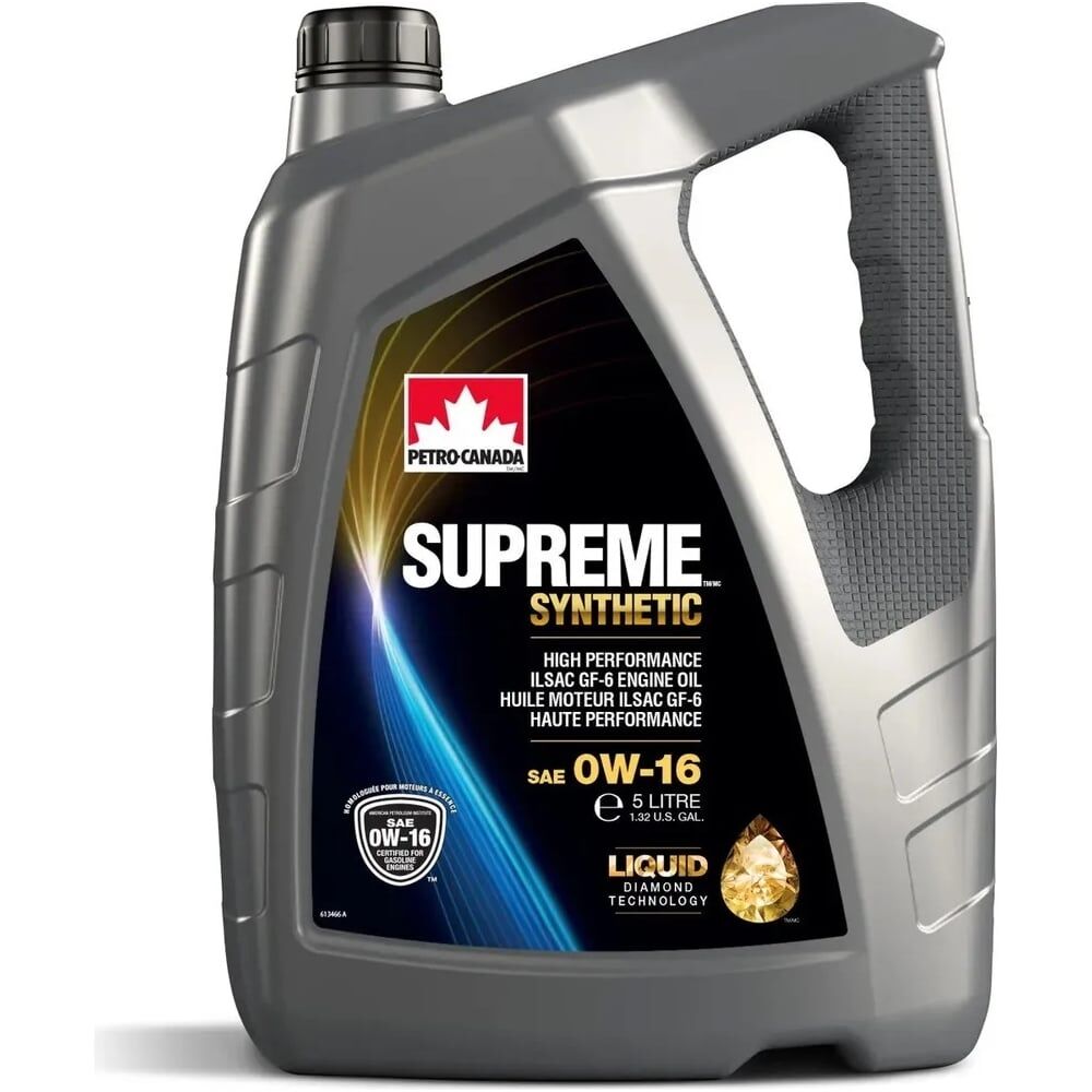 Моторное масло PETRO-CANADA SUPREME SYNTHETIC 0W-16