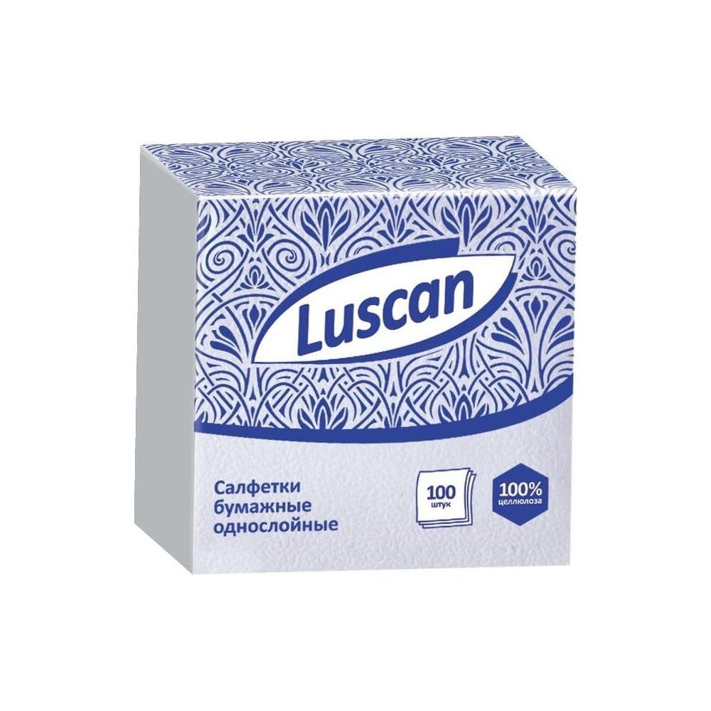Бумажные 1-слойные салфетки Luscan 476872