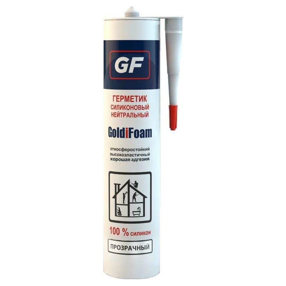 Нейтральный силиконовый герметик GoldiFoam 20011