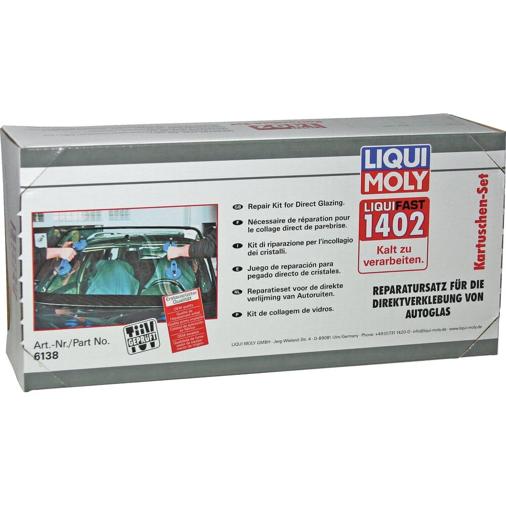 Среднемодульный набор для вклейки стекол LIQUI MOLY Liquifast 1402