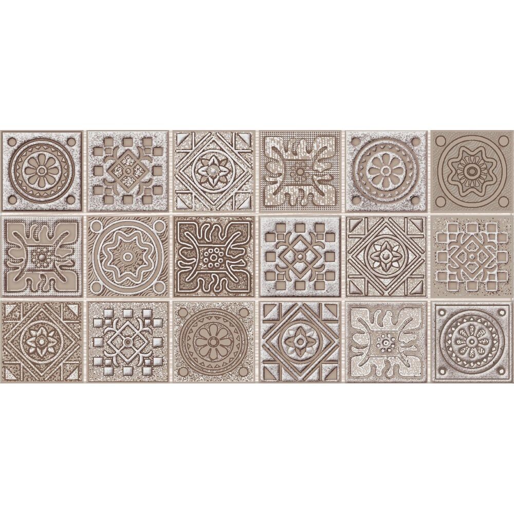 Декор Azori Ceramica grazia mocca nefertiti, 20.1x40.5 см