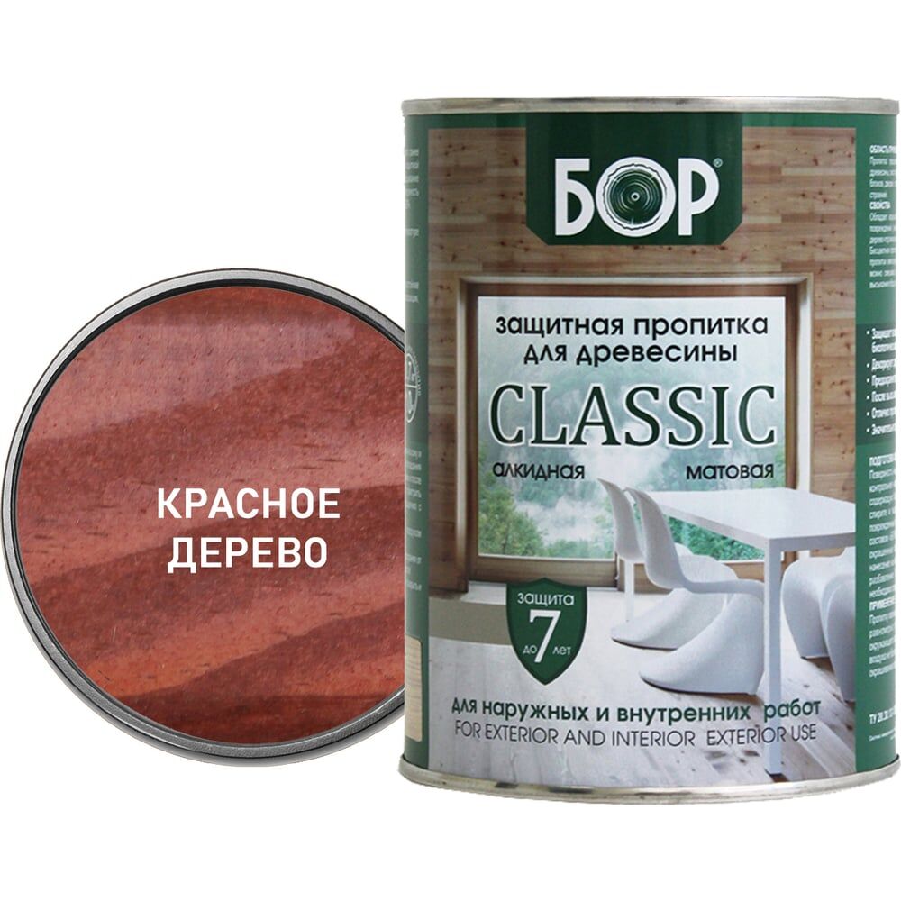 Защитная пропитка для древесины Бор CLASSIC