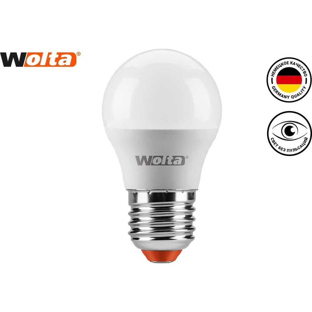 Лампа Wolta 25W45GL7.5E27