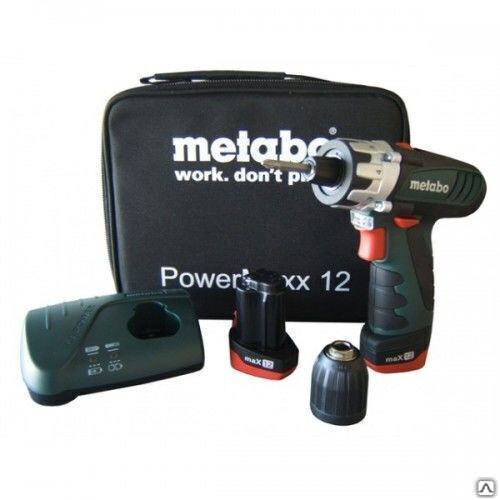 Шуруповерт аккумуляторная Metabo PowerMaxx 10,8 Li-Ion