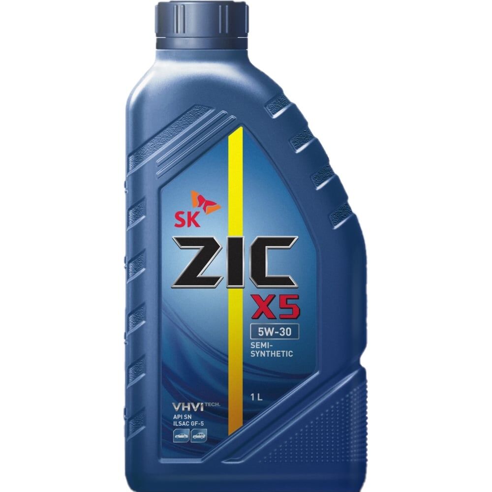 Полусинтетическое масло для легковых авто zic X5 5w30 SN GF-5 GM dexos1