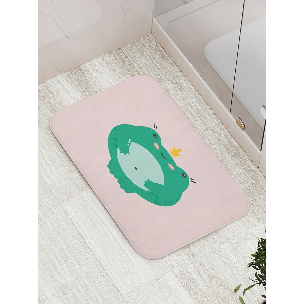 Противоскользящий коврик для ванной JOYARTY Довольный лягушонок