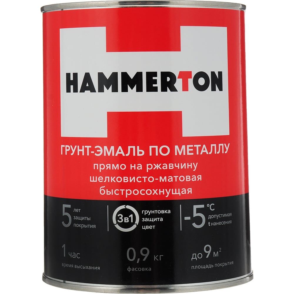 Грунт-эмаль по ржавчине HAMMERTON 205538