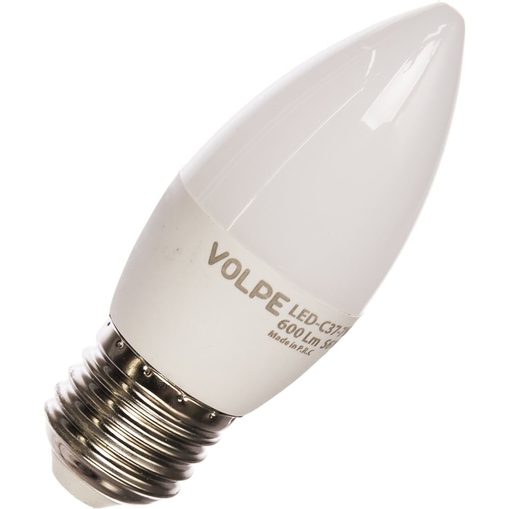 Светодиодная лампа Volpe LED-C37-7W/DW/E27/FR/NR