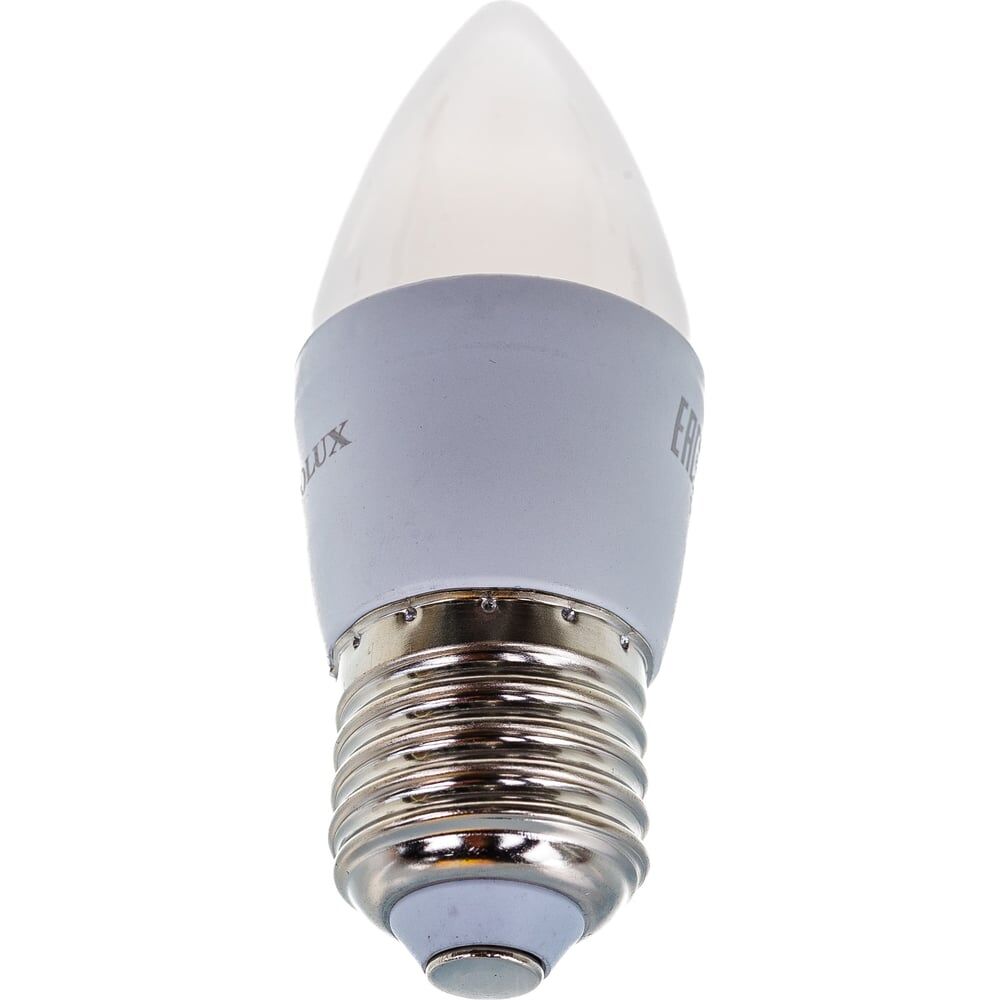 Светодиодная лампа Eurolux LL-E-C37-6W-230-4K-E27