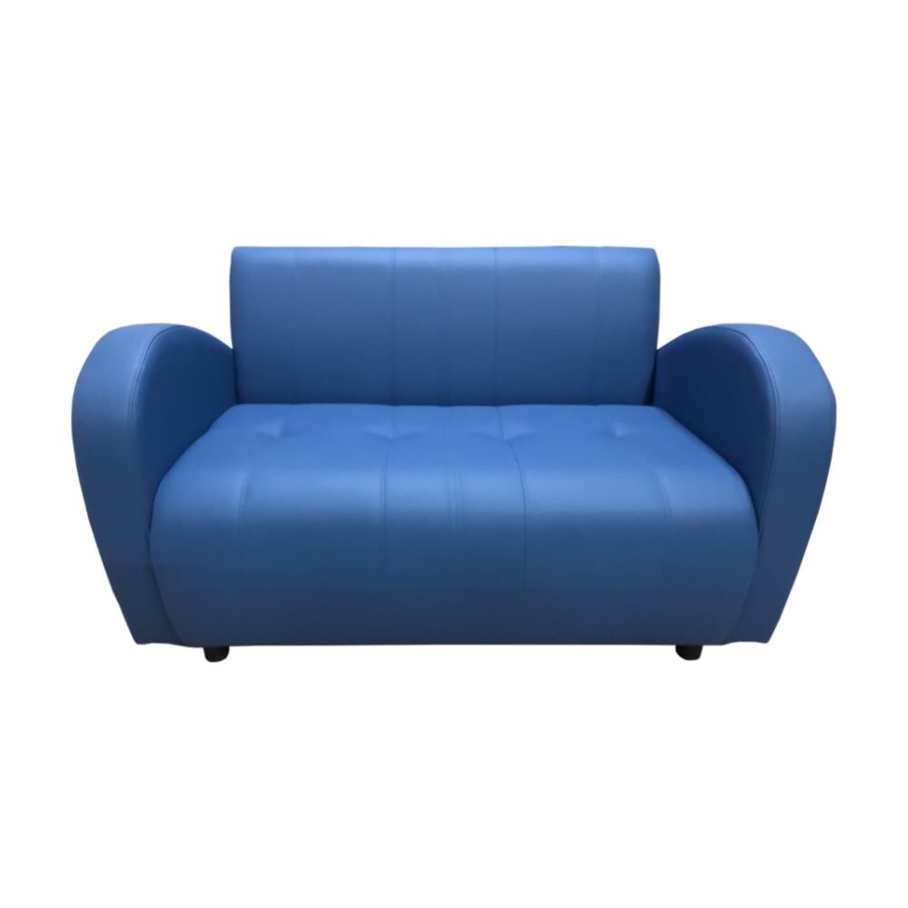 Двухместный диван Мягкий Офис синий