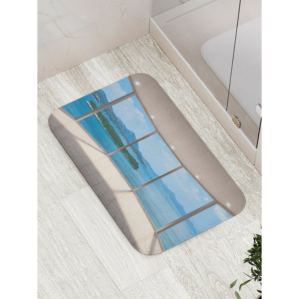 Противоскользящий коврик для ванной, сауны, бассейна JOYARTY Шикарный вид