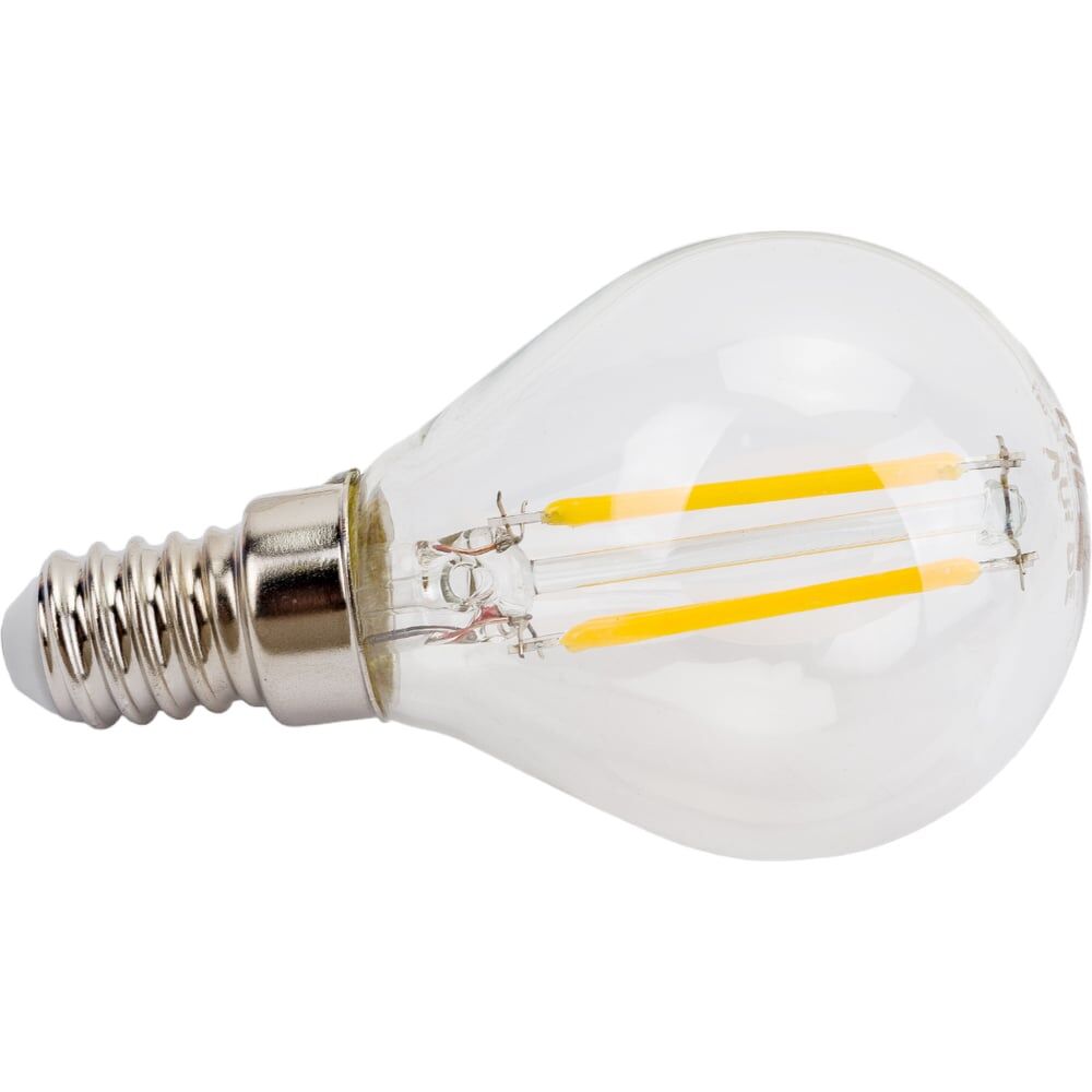Светодиодная лампа Volpe LED-G45-4W/3000K/E14/CL/SLF