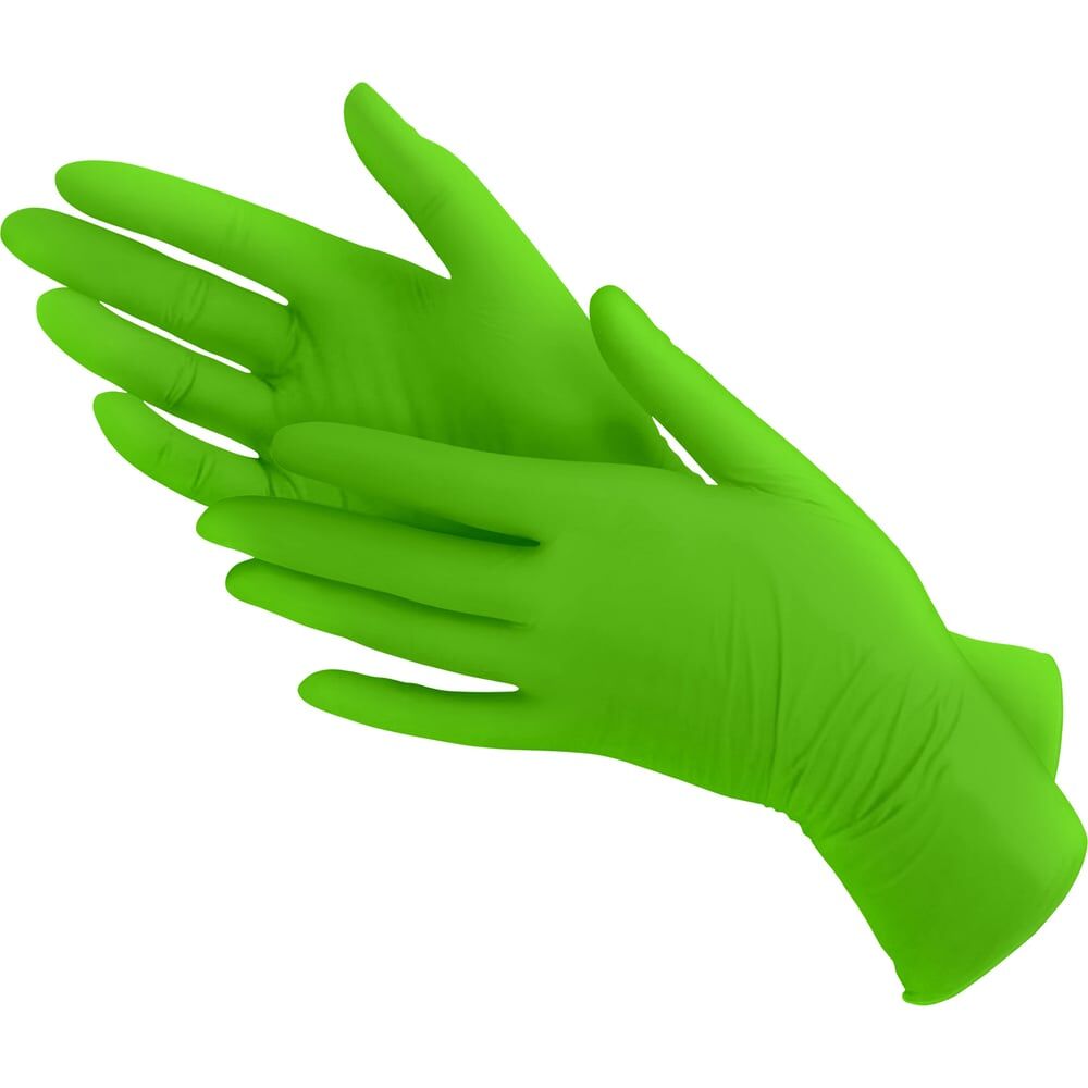 Нитриловые перчатки EcoLat Green