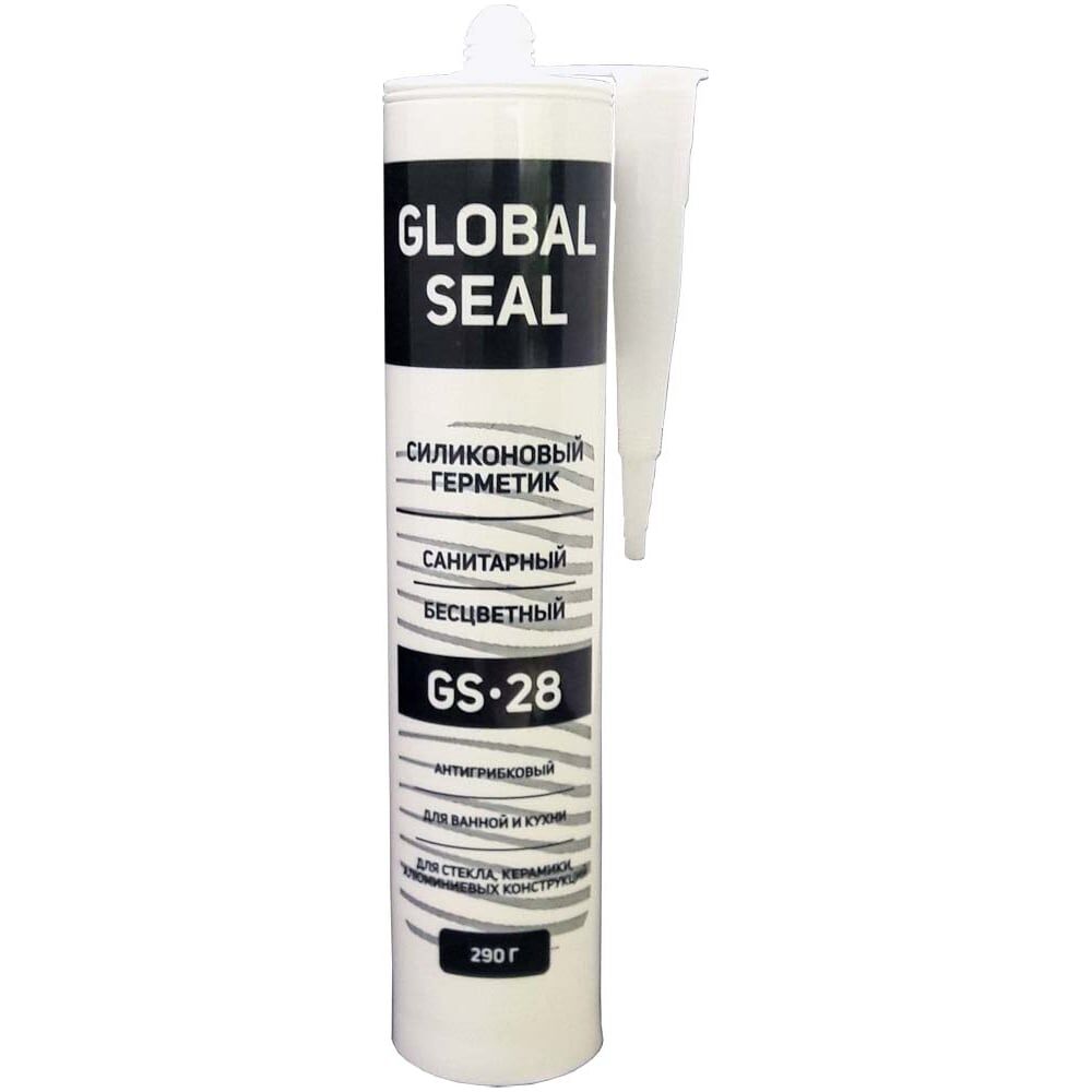 Санитарный силиконовый герметик GlobalSeal GS-28