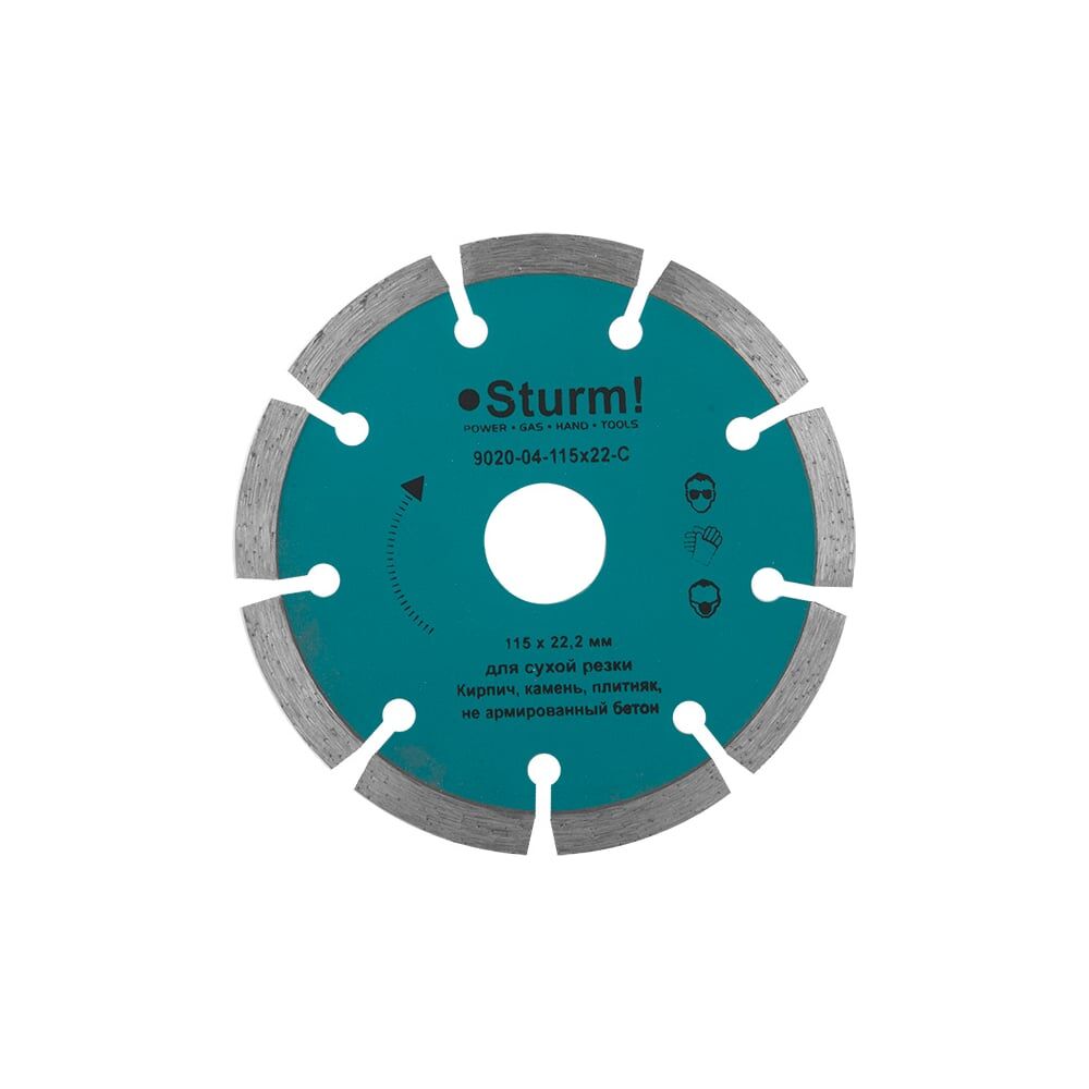 Алмазный диск Sturm 9020-04-115x22-C