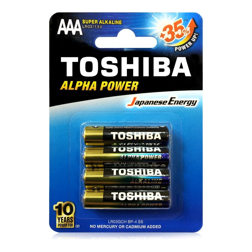 Алкалиновый элемент питания Toshiba ALPHA POWER